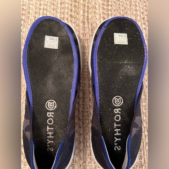 Rothy’s The Original Slip On Comfort Sneaker Women Size 6.5 Gray & Black Camo - Picture 6 of 9